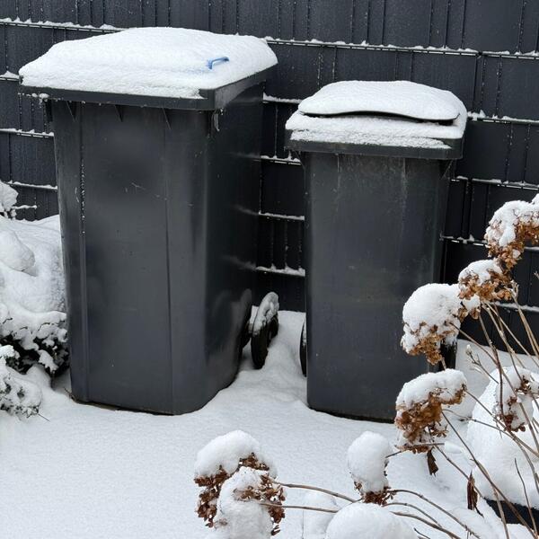 Bild vergr&ouml;&szlig;ern: Hausm�lltonnen Winter_quadrat